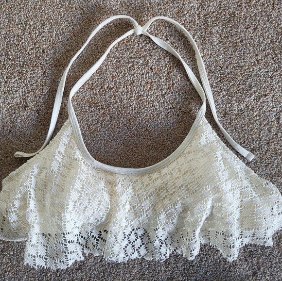 Xhilaration ivory lace bikini m/l - Picture 6 of 8
